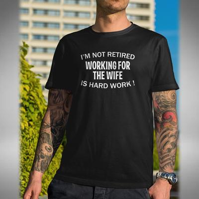 Ehefrau Ruhestand Herren T-Shirt Lustig Rentner Arbeitsaufgabe