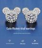 Moissanite Mickey Ear Ring - 1 Carat Women's Fashion Jewelry
