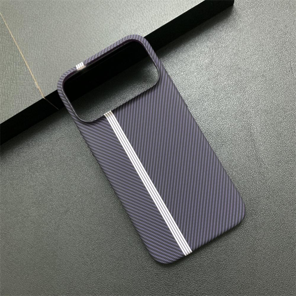 Carbon Fiber Plastic UltraThin Armor Case For iPhone 17 16 15 14 Plus 13 12 11 Pro Max Shockproof Protect Hard Cool Cover