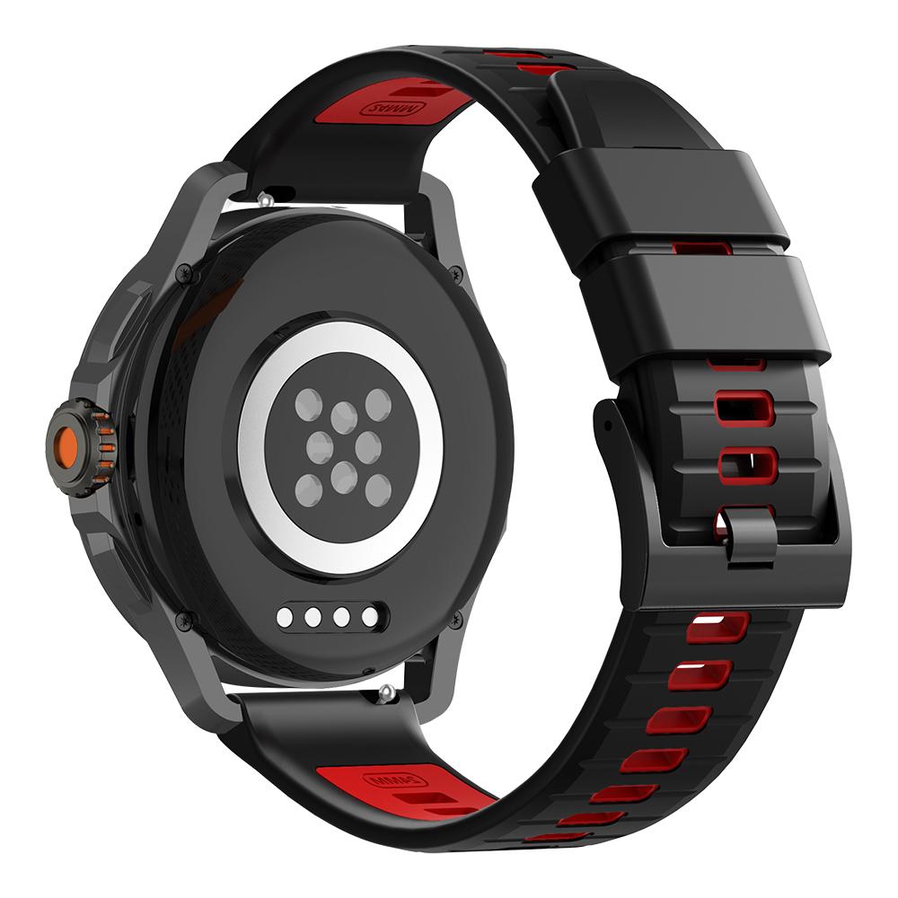 Športový dvojfarebný silikónový 24mm remienok pre Garmin Venu X1 Náramok pre Garmin Venu X1 TicWatch Pro 5 Enduro Remienok na hodinky