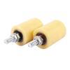 Aug. 6PCS 50X70mm PP Steel Flat Roller Bearing Guiding Wheel 6201 Screw For Electric Door Sliding Gate