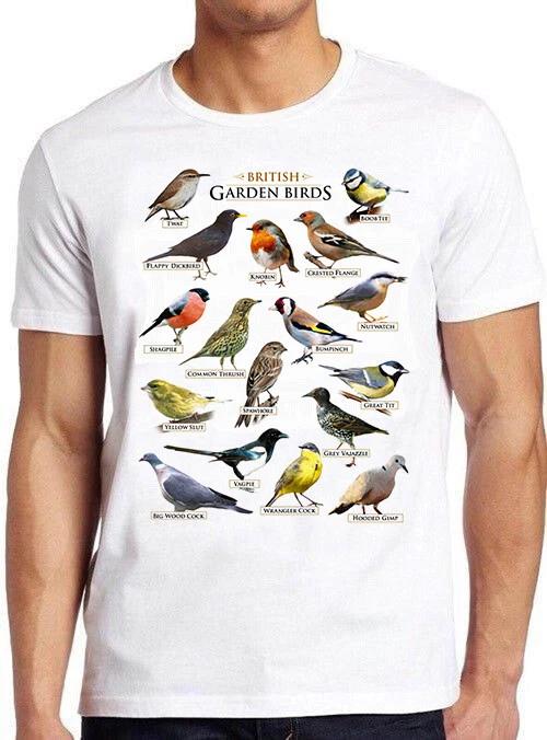 British Garden Birds Meme Funny Vintage Style Cult Funny Gift Tee T Shirt M842 XS