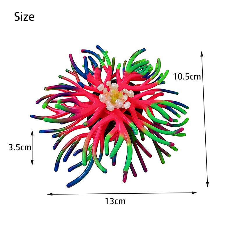 Искусственный силиконовый коралловый декор для аквариума, имитация растений, травы, аксессуар для фона