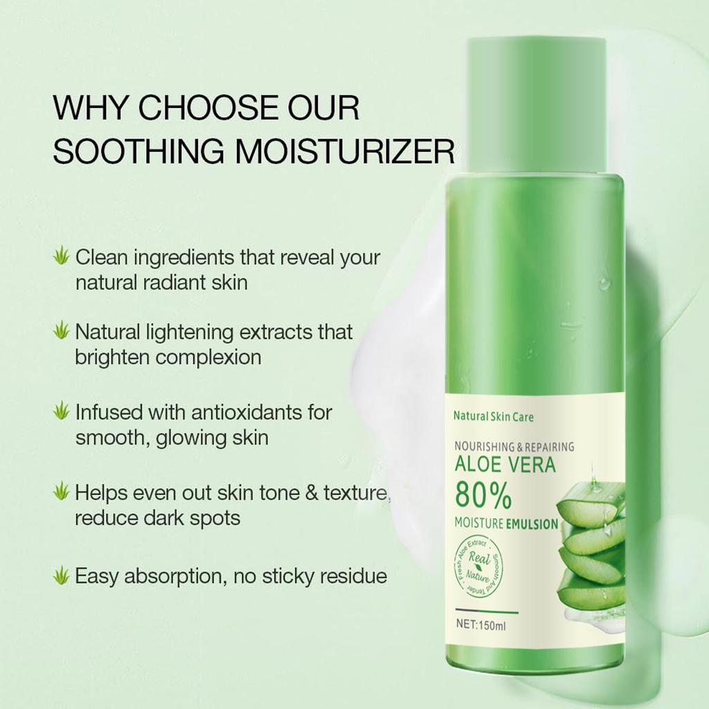 Aloe Facial Moisturizing Lotion 150ml - Hydrating Skincare Essence