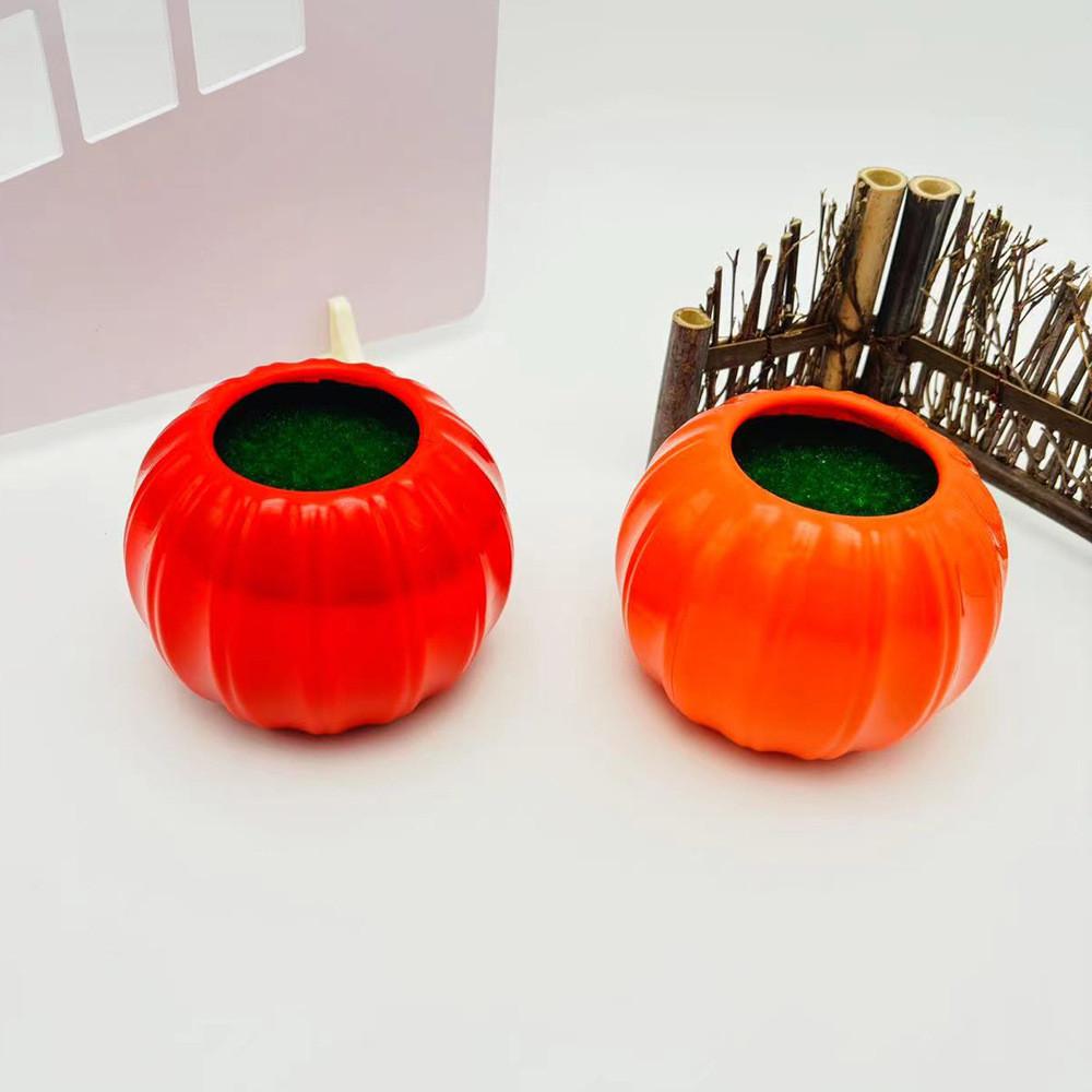Artificial Pumpkin Flower Container With Foam Insert For Festive Table Arrangements