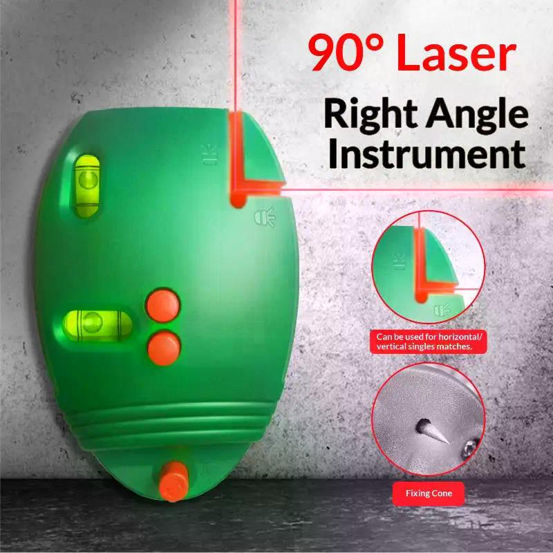 Electronic Infrared Line Level 90 Degree Laser Level High Precision Long Distance Wall Level Tool Measuring Instrument