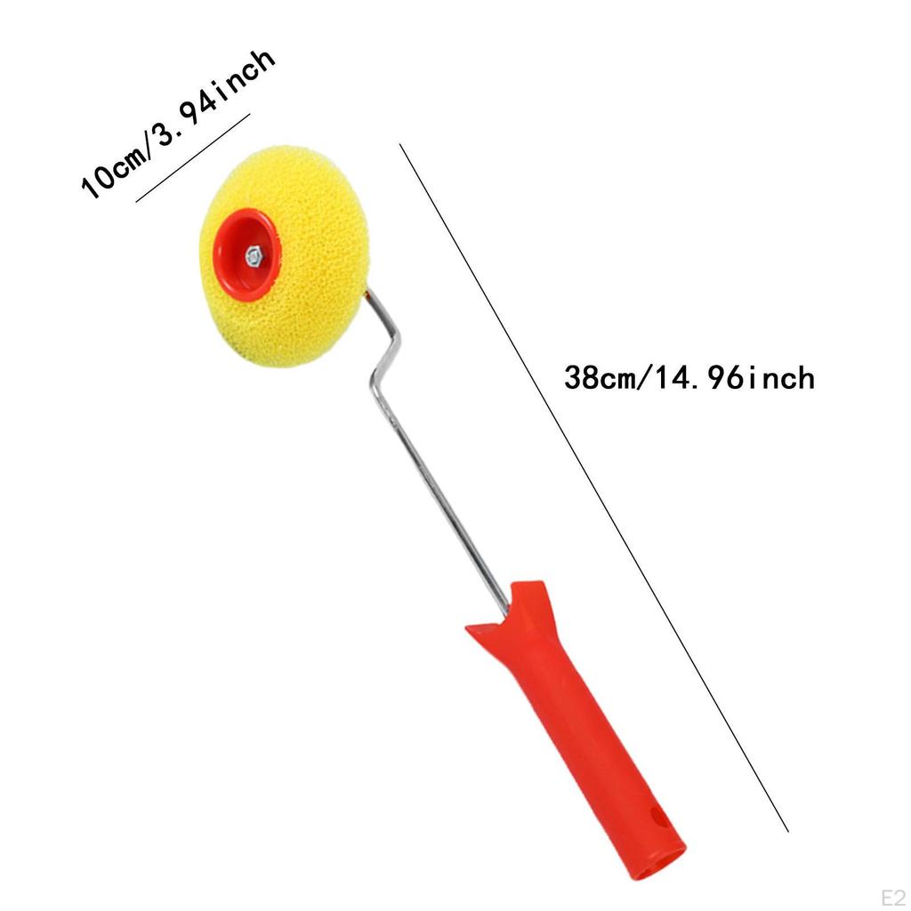 Texture Corner Paint Roller Portable for Corners Walls Sponge Brush Decoration DIY Wall