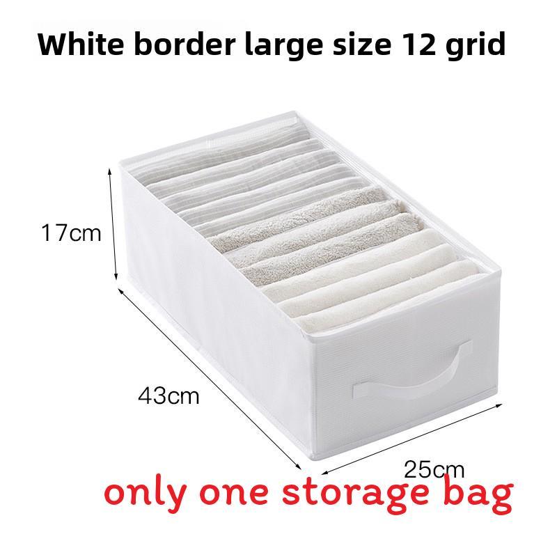 Modern Foldable Clothing Storage Bin With Handles For Bedroom Closet Organization