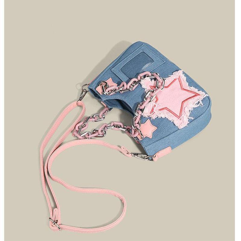 Denim Women Underarm Shopper Totes Large Capacity Designer Hobo Shoulder Bag Luxury Women's Handbag Small Crossbody Bag