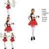 Elegant Oktoberfest Costume For Women Featuring A Chic Maid Design