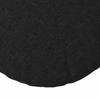 Seat Cushion Set 2 Pcs Black Ø30 X 13 Cm Fabric
