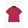 STudio Tomboy ShorT Sleeve T shirT shirT Collar paTch sTripe  9106222223ar 
