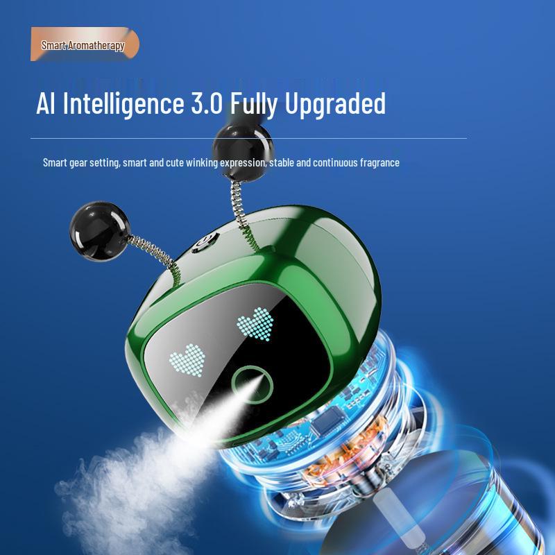 Luxury Smart Car Aroma Diffuser & Perfume Robot Ornament for Summer