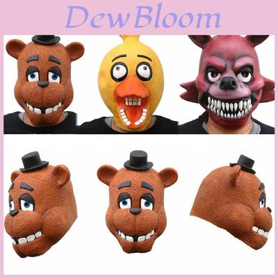 Máscara de Látex para Adulto de Five Nights At Freddy's con Estilo Freddy Chica Bonnie Foxy