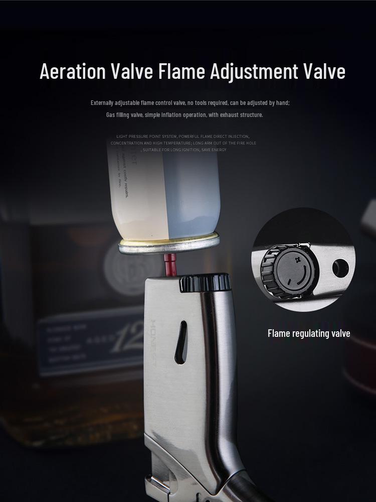 Flying Elephant Metal Jet Torch Lighter for Cigars, Mosquito Coils, and Incense.