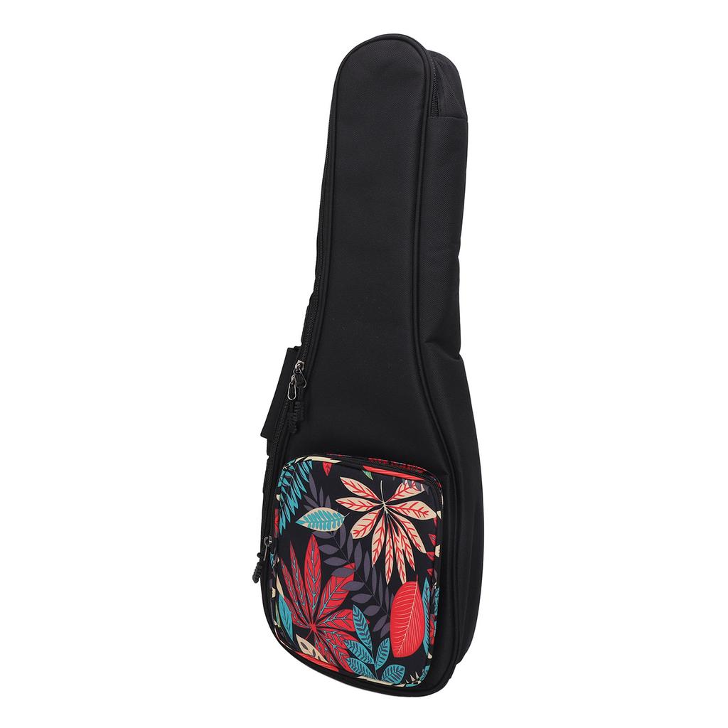 Ukulele Backpack Thickened Adjustable Shoulder Strap Stylish Pattern Ukulele Carry Bag String Instrument Case 23 Inch