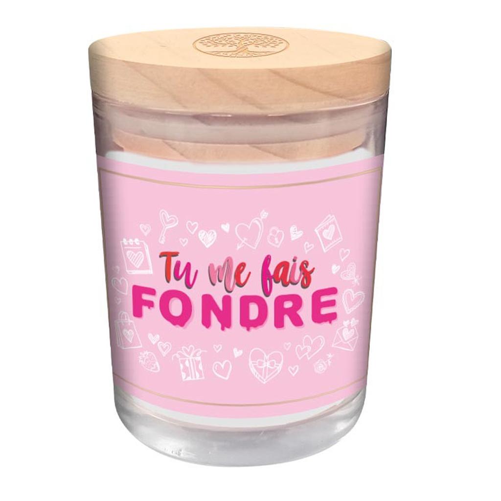Les Trésors De Lily [A3730] - Vonná svíčka 'You make me melt' růžová - 92x70 mm