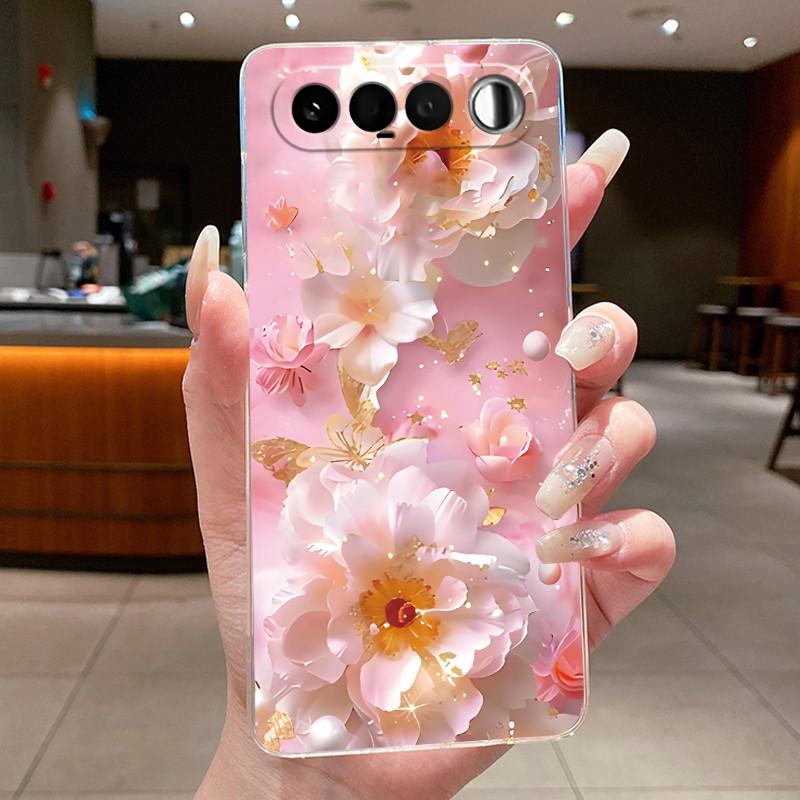 Phone Case For Realme 16 5G Fundas Capa Butterfly Bow Protective Casing Transparent Soft Silicone TPU Cover Coque
