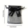 50Pcs Bow Candy Yarn Bag Solid Color Pearl Yarn Bag Jewelry Gift Bag Wedding Packaging Yarn Bag For Shops