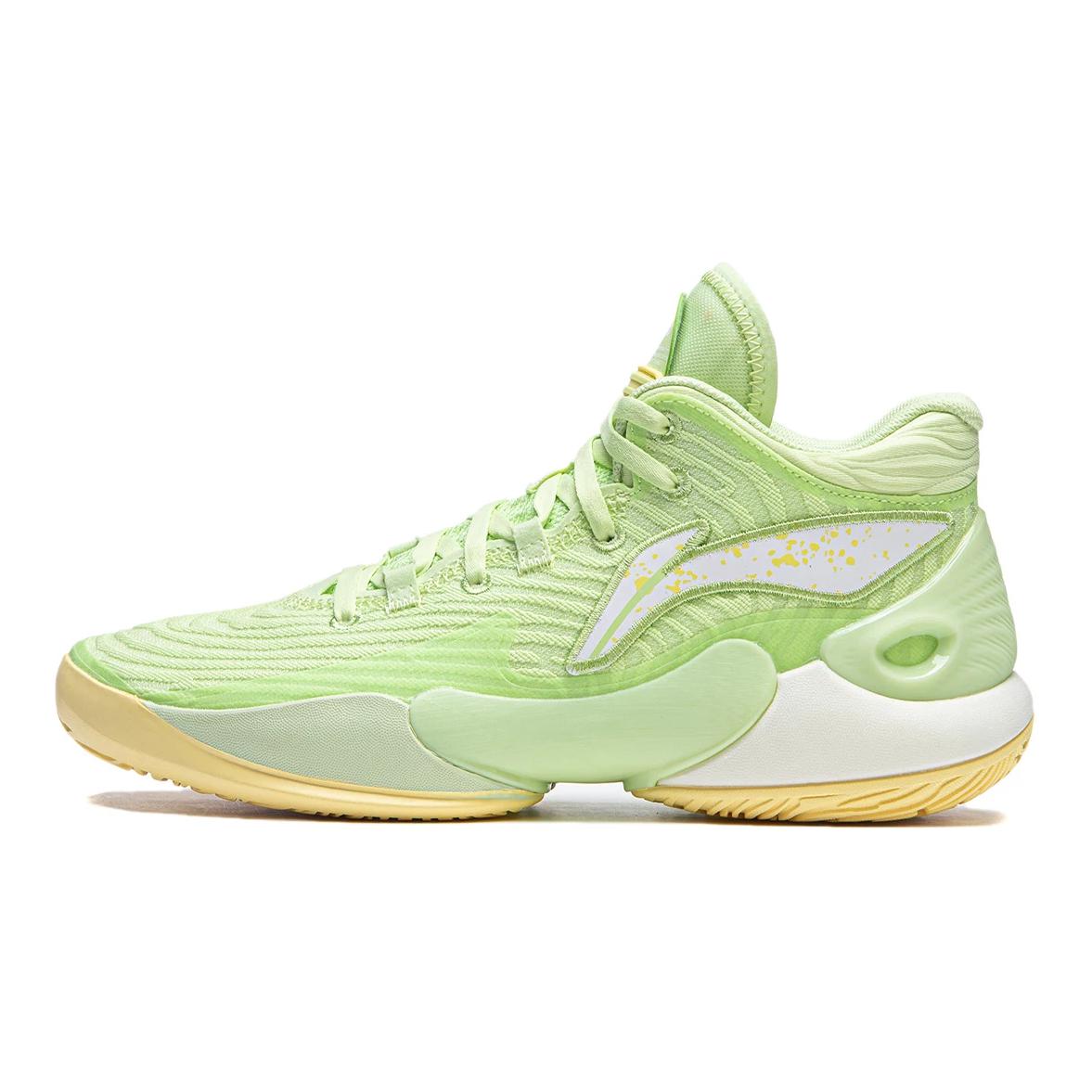 

Li Ning Kids Yu Shuai 18 Young Beng Technology Low Top Basketball Shoes Kids basketball shoes Green YKBU034-5 42