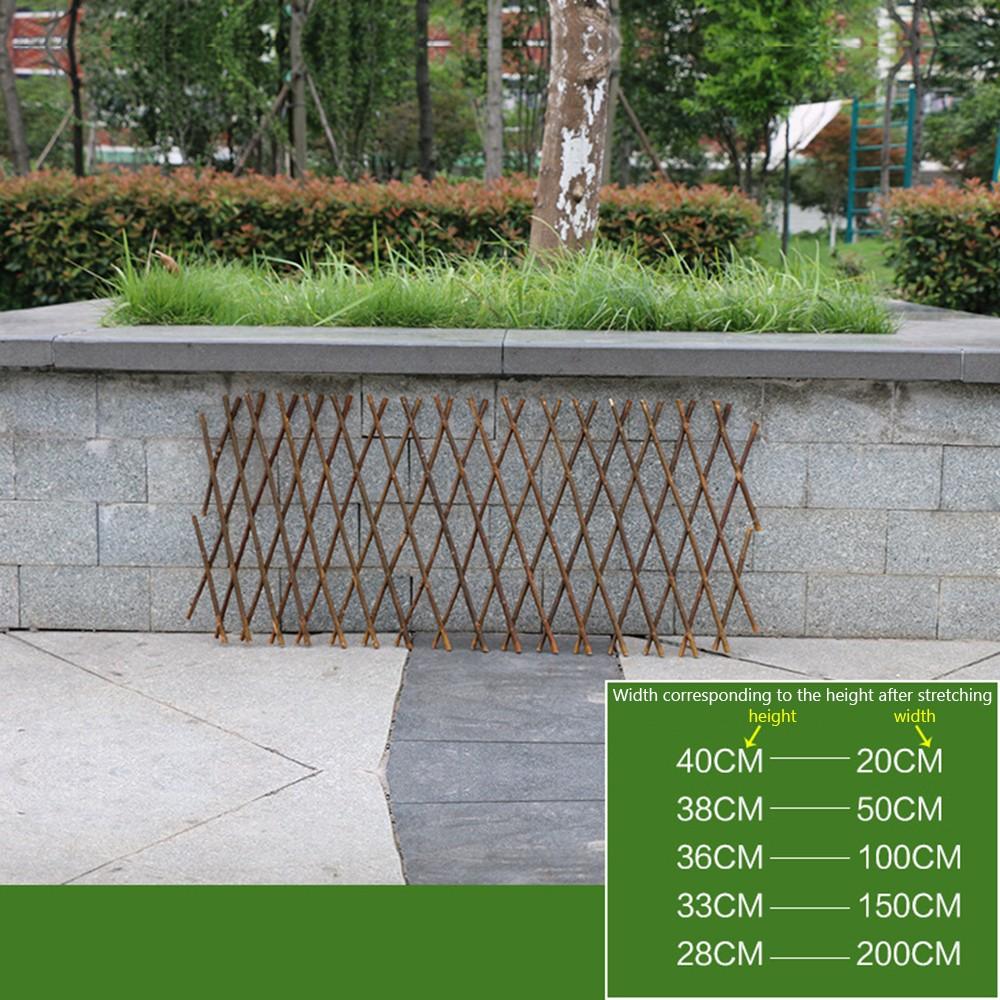 

Забор Деревянный забор Экран 40см Деревянная садовая шпалера Раздвижная Вьющаяся