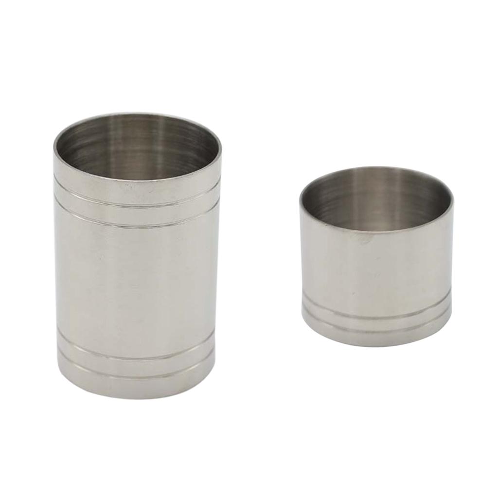 2 Sizes Stainless Steel Measuring Cup Cocktail Drink Measure , 25ml