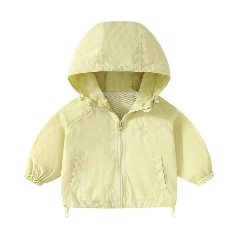 

Детская водонепроницаемая ветровка с капюшоном - Толстовка софтшелл с круглым вырезом для мальчиков на осень/зиму 2025, модный топ для малышей 80 cm