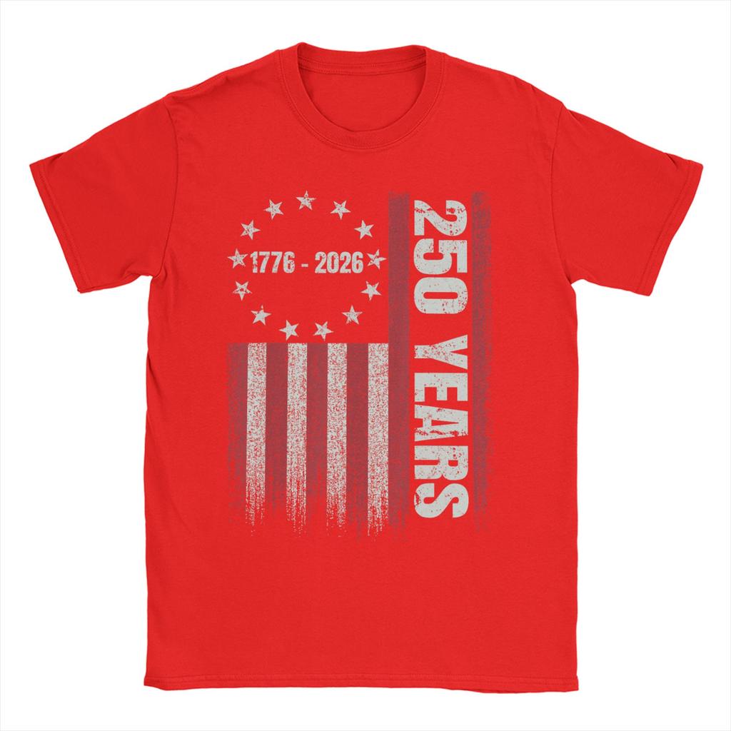 Streetwear T Shirt Summer Anniversary USA Hipster TShirts Cotton Tshirt for Unisex YK Fun Cheap Short Sleeve Clothes