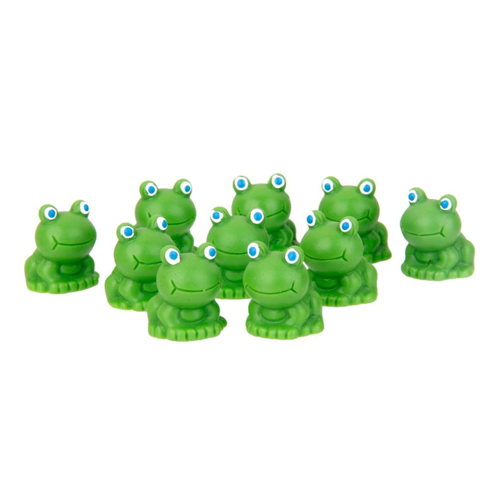 Decoration Figurine Home Resin Blue Eye Frog Miniatures Fairy Garden Bonsai Decor Micro Landscape