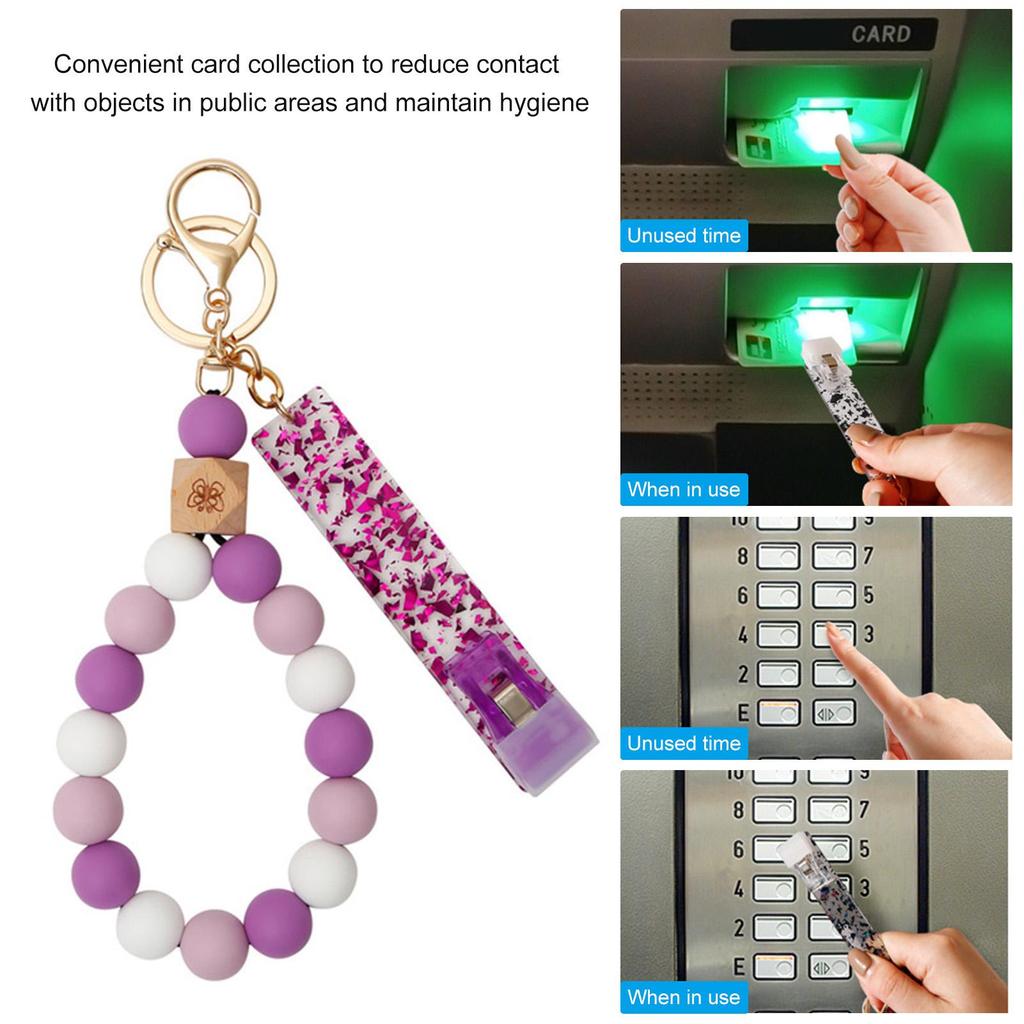 Buy Credit Card Puller for Long Nails-Silicone Wristlet Keychain-Silicone  Key Ring Bracelet with Card G at affordable prices — free shipping, real  reviews with photos — Joom