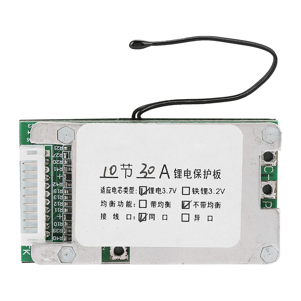 10S 36V 30A Lithium Battery Protection Board 3.7V Li Ion Cell BMS PCB Board