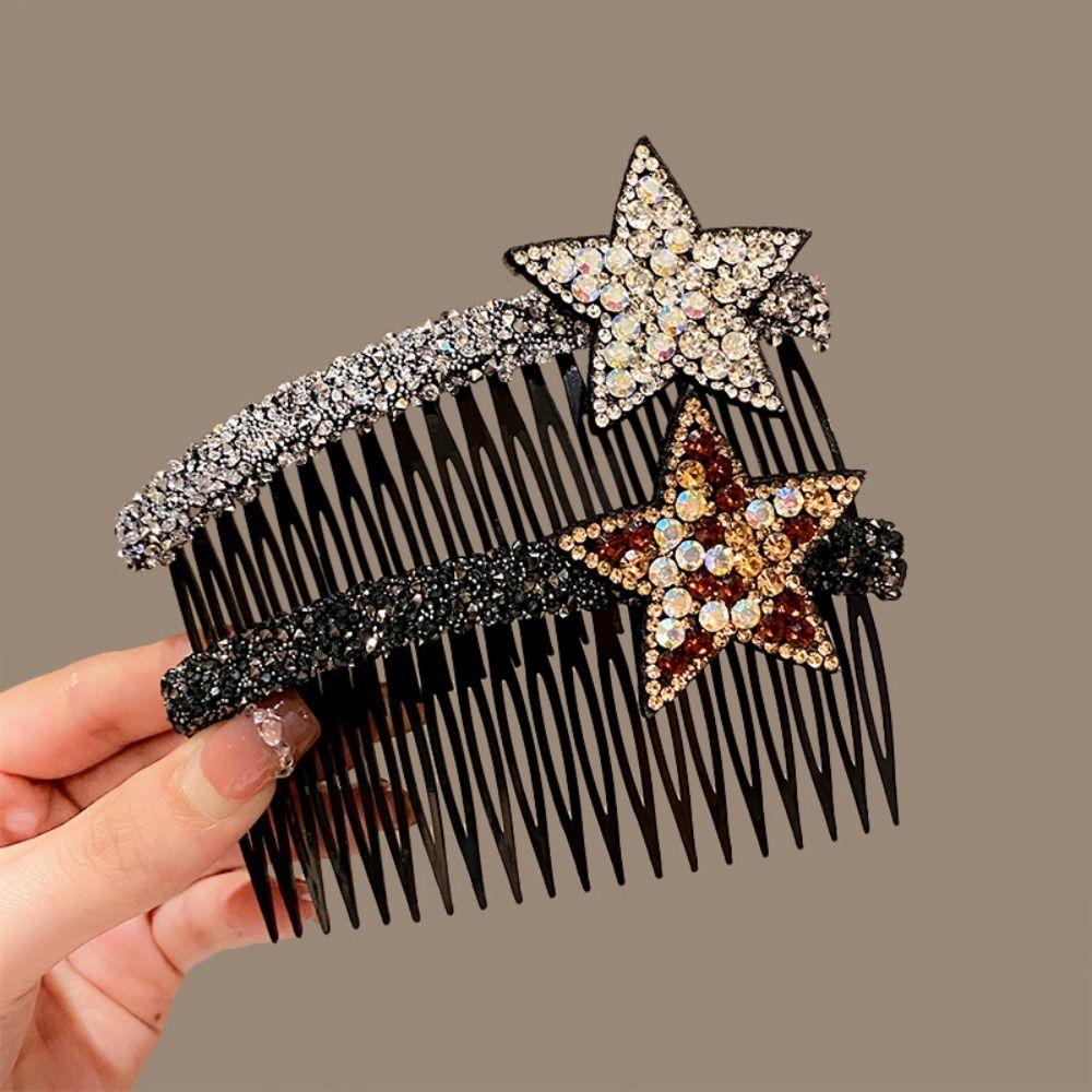 Acrylic Invisible Extra Hair Holder Teeth Extra Hair Holder Cute Broken Hair Comb  Girls