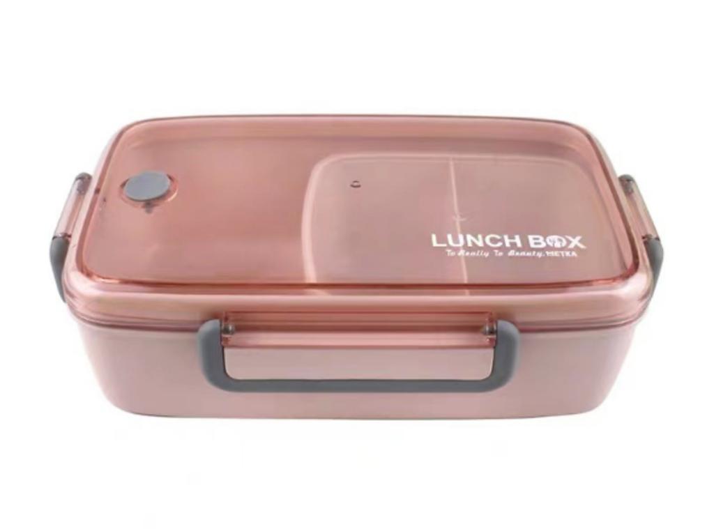 Microwave Lunch Box Independent Treatment for Children Bento Box Portable Leakage Portable Vease Bento Lunch Box Food Container | Breakfast Boxes (Pin