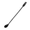 CLEAN HOUSE Bar Spoon and Black Stainless Dishwasher Safe Tsubame-Sanjo Muddler, 30cm, Oxide, Long, Spiral, Right-Handed, 18-0 Steel,
