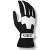 FET Sports 3D Lightweight Glove, Black/White, Size M (FT3DLW06)