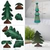 Beautiful Handcrafted Wooden Christmas Tree Decoration Gift For Festive Table Display