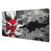 Japanese Hannya Oni Mask Gaming Mouse Pad Large Extended Desk Mat Smooth NonSlip Base for Anime Gamer Desk Decor