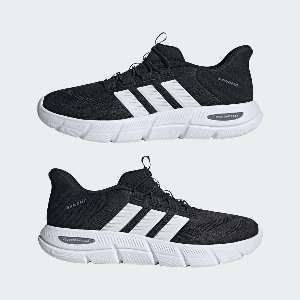 adidas CLOUDFOAM FLEX RAPIDFIT HP6994 Men's Sportswear Sneakers Core Black / Cloud White / Grey Three