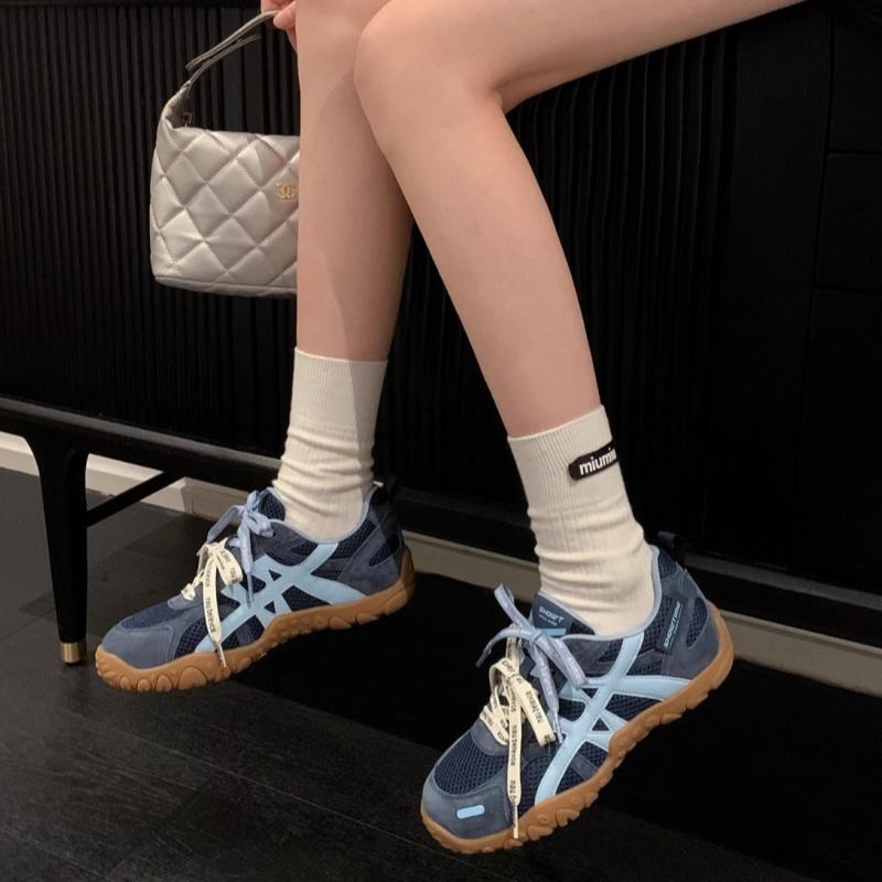 Fashion Breathable Mesh Sneakers 2025 Summer Lace Up Flat Running Shoes Outside Walking Comfortable Soft Casual Women Sneakers