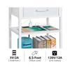 Nightstands with Charging Station,End Tables Living Room with USB Ports and Outlets Nightstand for Small Spaces Fabric Drawer