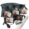 Colorful Graffiti Crossbody Bag Fashiable And Cute Small Chest Bag Waist Bag, Casual Trampoline Bag, Shoulder Bag Backpack