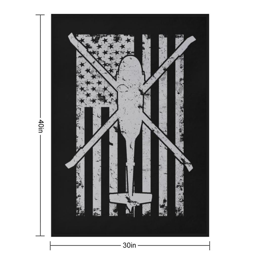 UH-60 Black Hawk Helicopter Vintage Flag Throw Blanket Fashion Sofas Blankets For Baby Thermals For Travel Luxury Blankets
