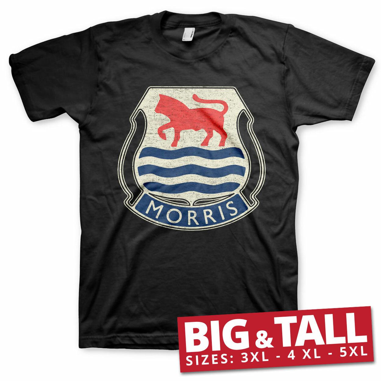Officially Licensed Morris Vintage Logo BIG TALL 3XL 4XL 5XL Men T-Shirt L