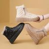 Women's Warm Fleece-Lined Snow Boots - Versatile Winter Cotton Fashion Short Boots