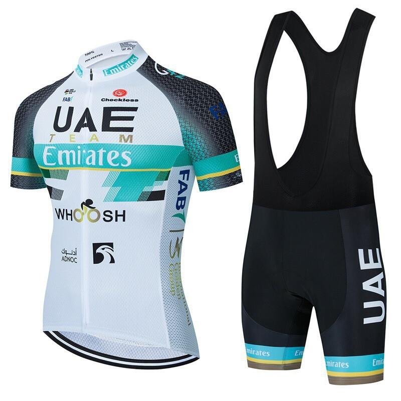 Mens Cycling Jersey Bib Shorts Set Quick Dry Breathable Bike Outfit Road Fitness Riding