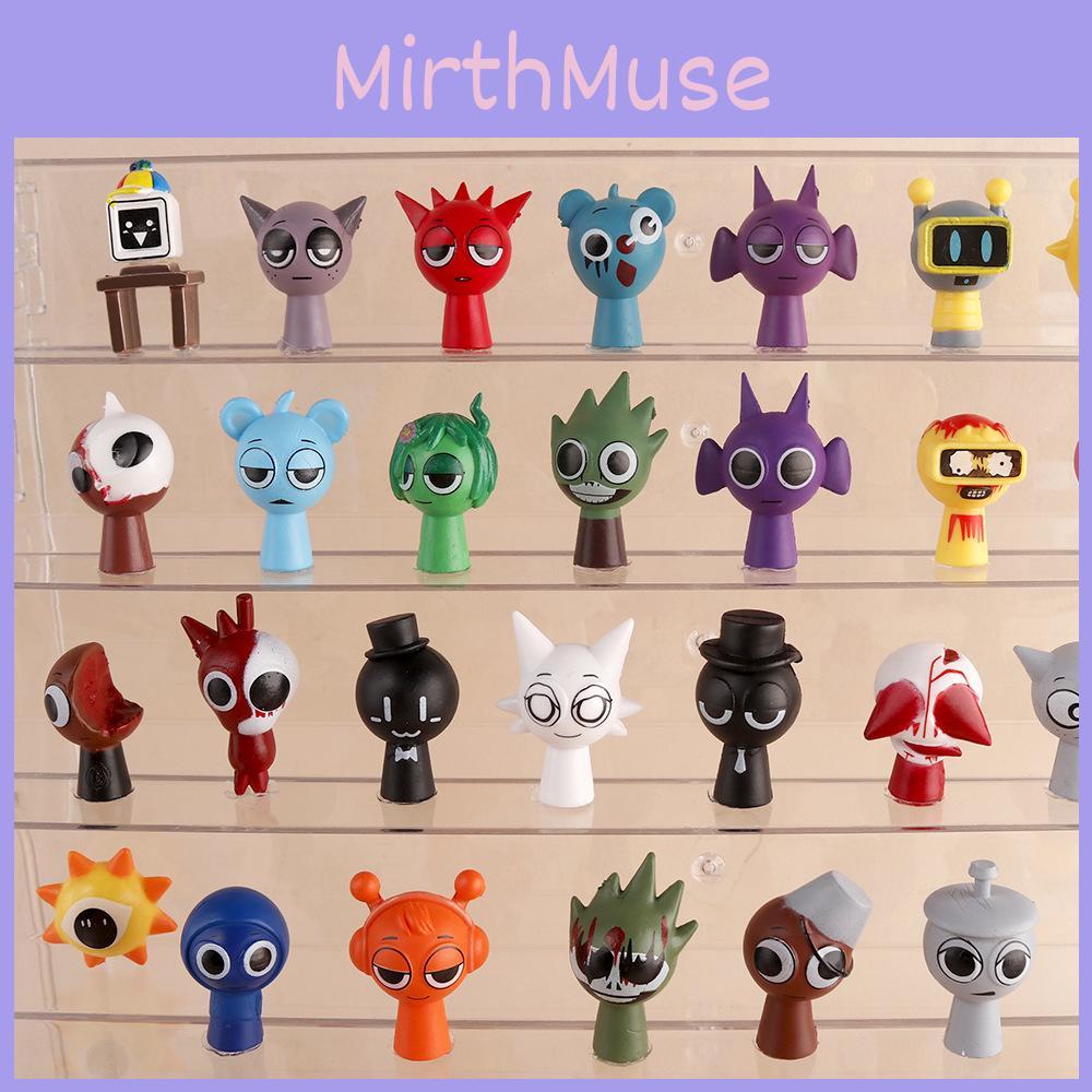 Sprunki Animal Music Box Collection Pvc Toy For Kids Playroom Decor