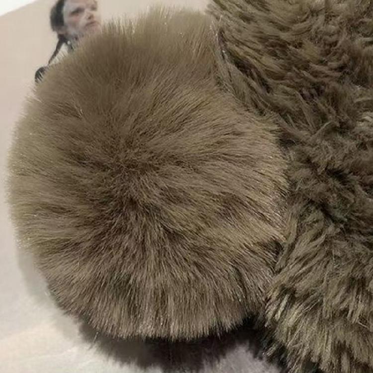 Furry Bear Hat for Cycling and Running Sport Thicken Bear Hat Thick Lining