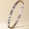 Women's Fashion Bracelet with Hollow Roman Numerals