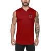 Muscleguys Youth Sports Fitness Casual Sleeveless T-Shirt Men's Wide Shoulder Vest V-Neck Slim Dailywear