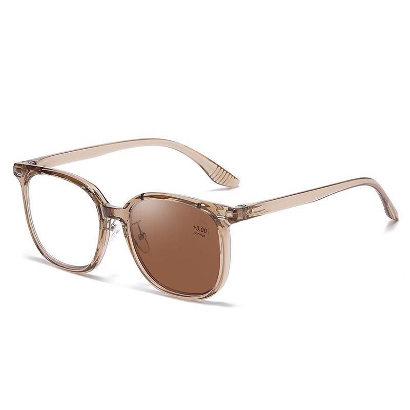 New Fashionable Photochromic Reading Glasses Anti Blue Light HD Presbyopia Glasses for Men Women